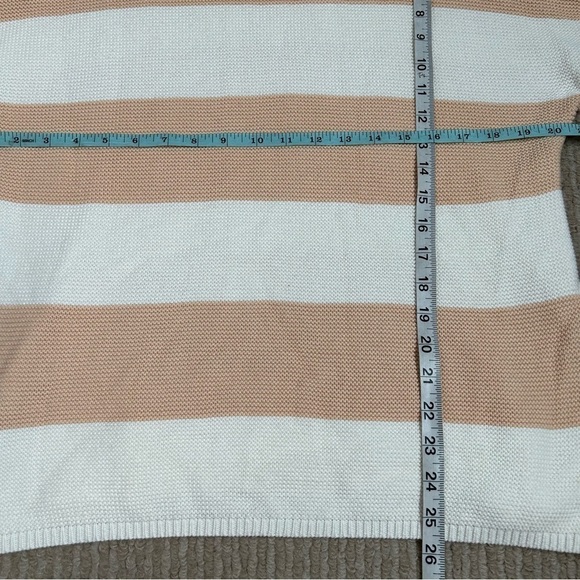 SABO Chunky Knit Slouchy Striped Balloon Sleeve Sweater - Picture 12 of 12